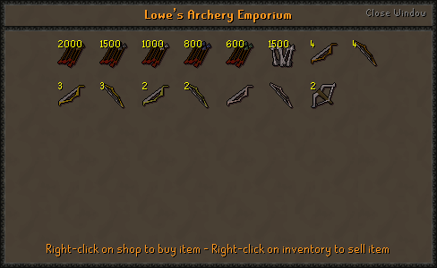 Lowe's Archery Emporium stock.png