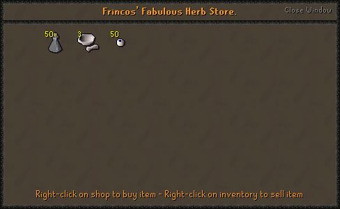 Frincos' Fabulous Herb Store. stock.png