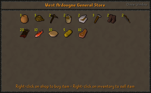 West Ardougne General Store stock.png