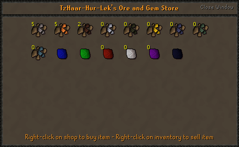 TzHaar-Hur-Lek's Ore and Gem Store stock.png