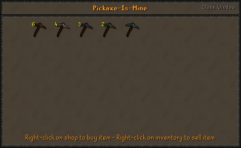 Pickaxe-Is-Mine stock.png